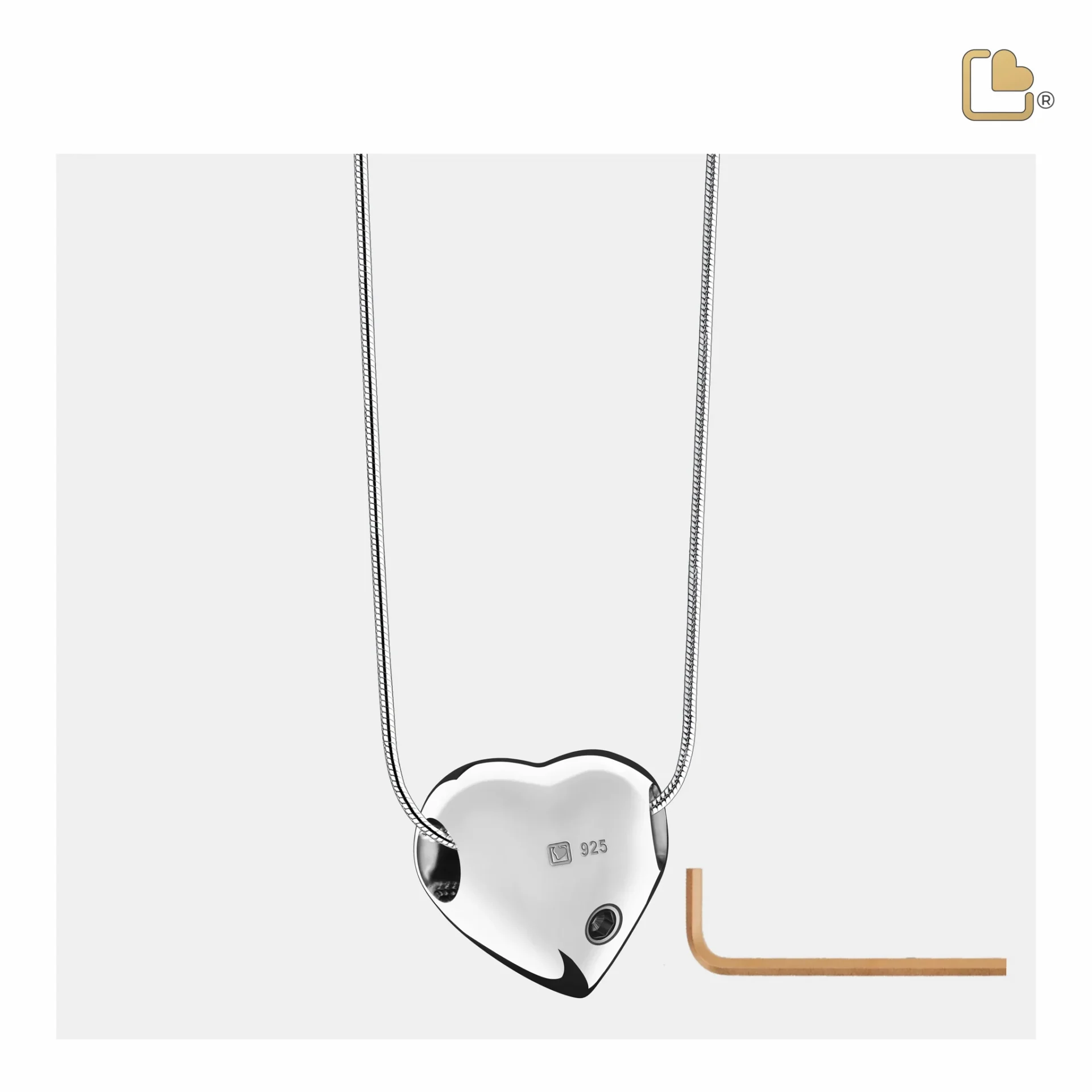LoveHeart™ - Pendant Silver - Afbeelding 3