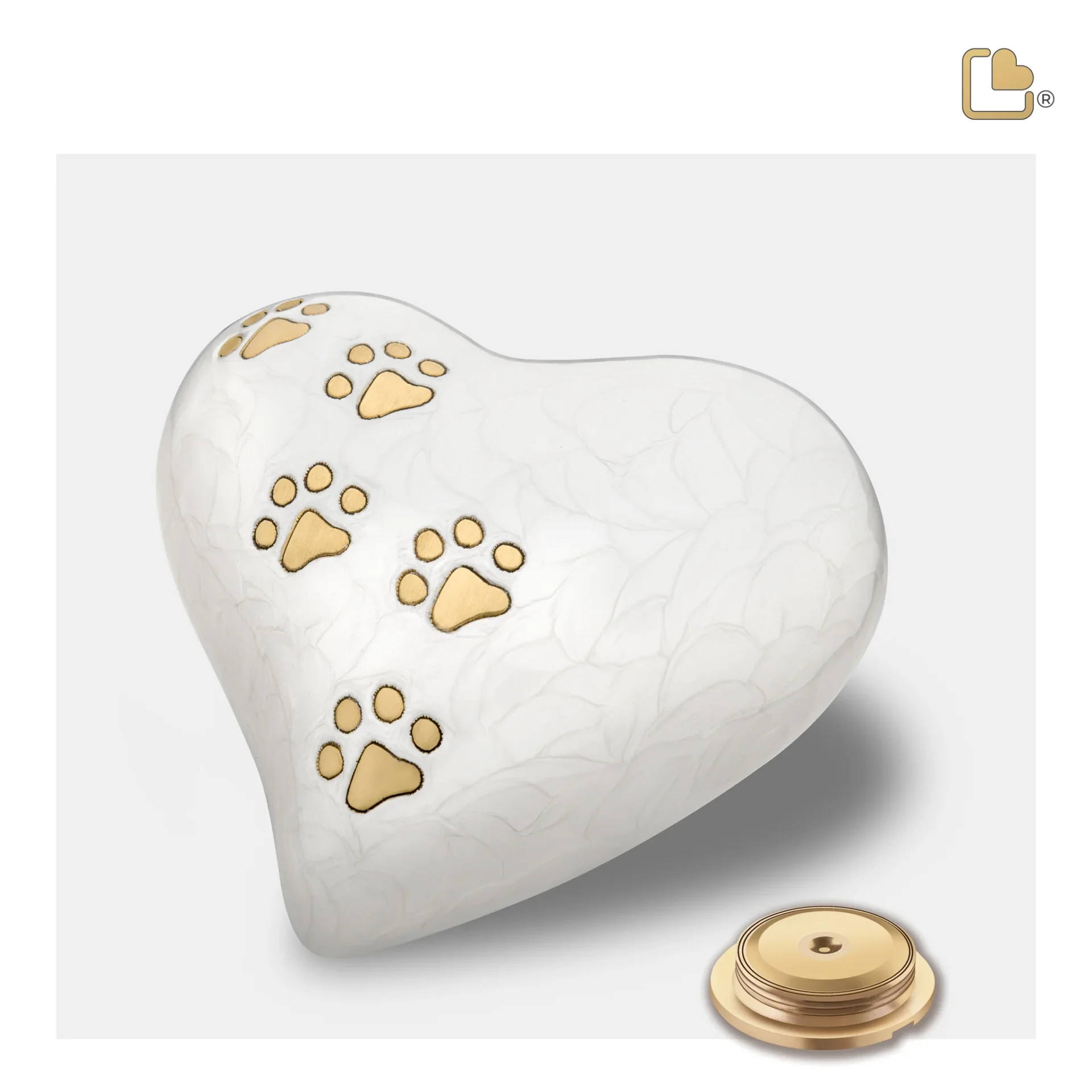 Heart Pet Collection White - Medium - Afbeelding 3